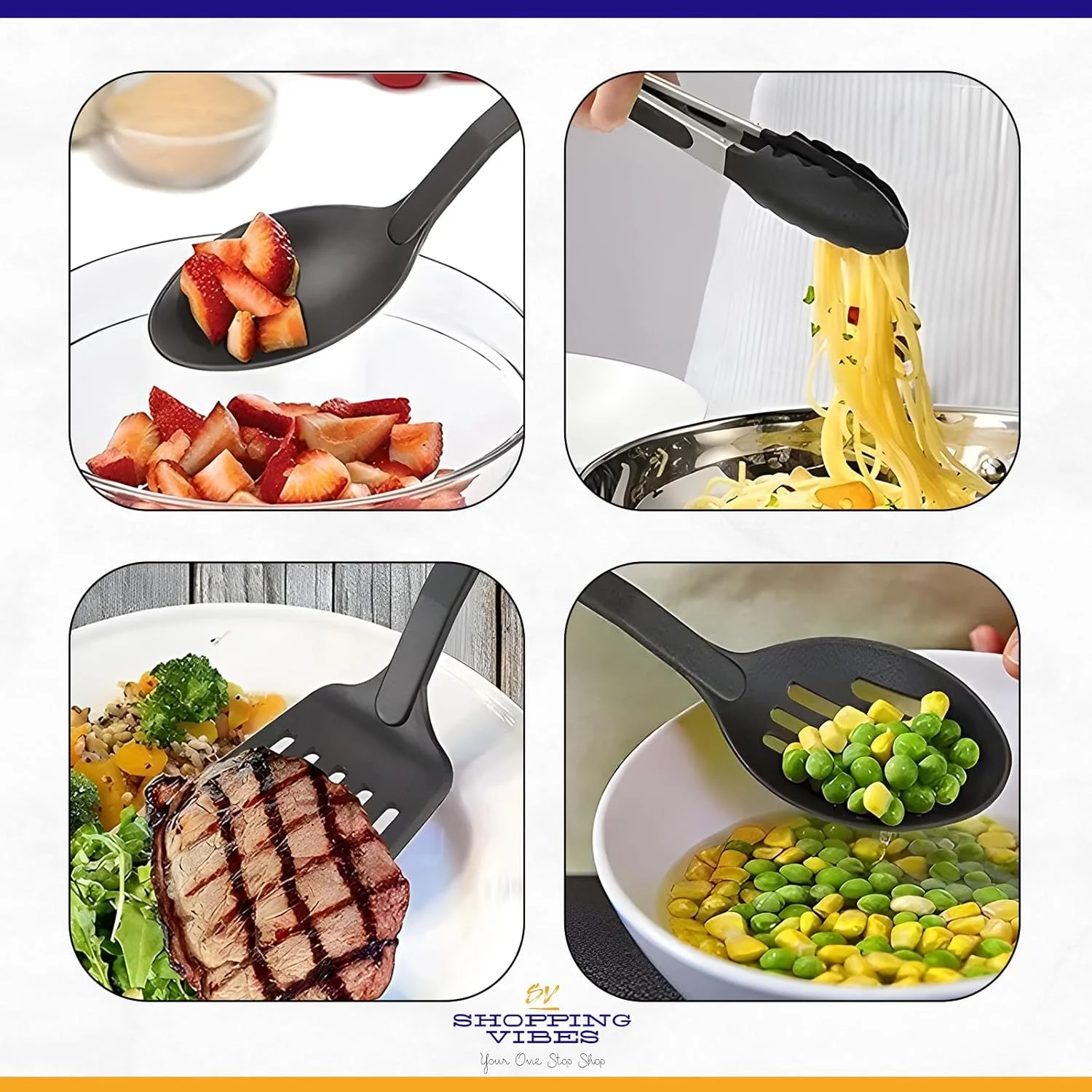 SHOPPING VIBES مجموعه لوازم آشپزخانه ممتاز با کیفیت عالی: مجموعه 25 عددی استیل ضد زنگ ایمن برای مواد غذایی، مناسب برای زوج های جوان و علاقه مندان به آشپزی SHOPPING VIBES مجموعه لوازم آشپزخانه ممتاز با کیفیت عالی: مجموعه 25 عددی استیل ضد زنگ ایمن برای مواد غذایی، مناسب برای زوج های جوان و علاقه مندان به آشپزی