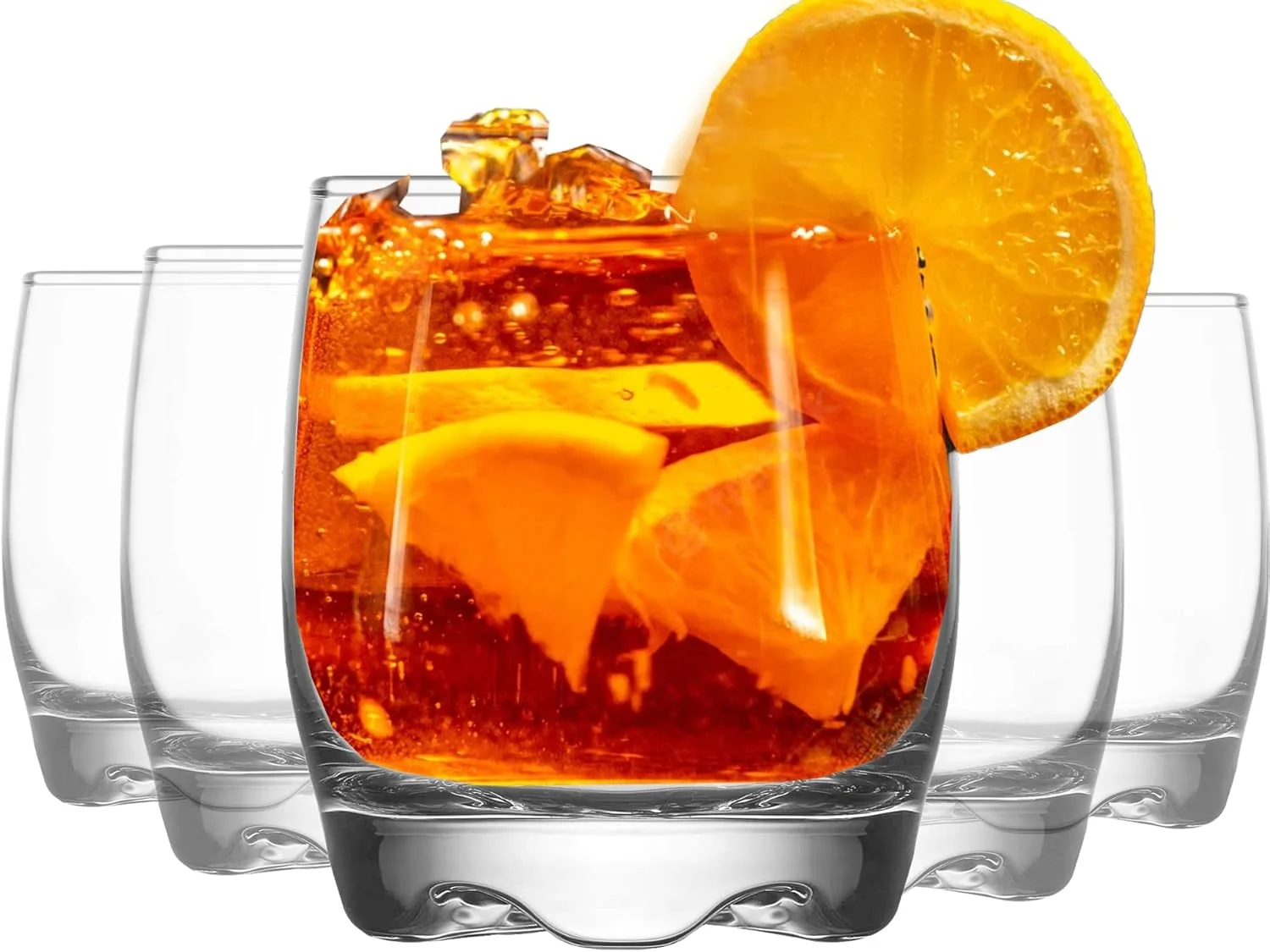 ست لیوان شیشه ای تامبلر 3Diamonds، مجموعه 6 عددی، قابل استفاده به عنوان لیوان نوشیدنی، مناسب برای نوشیدنی های مختلف. لیوان های بار Lowball. لیوان تامبلر آب و آبمیوه، فنجان تامبلر برای نوشیدنی های دیگر. (کلاسیک)