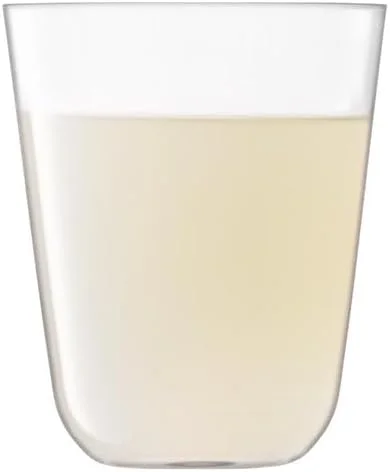 ست لیوان بلند B&S مدل Arc، شفاف 260 میلی لیتر – ست 4 عددی لیوان نوشیدنی ممتاز برای آب، آبمیوه، ویسکی، کوکتل، استفاده روزمره و بار خانگی، ظروف شیشه ای بدون سرب (4 عدد x 380 میلی لیتر)