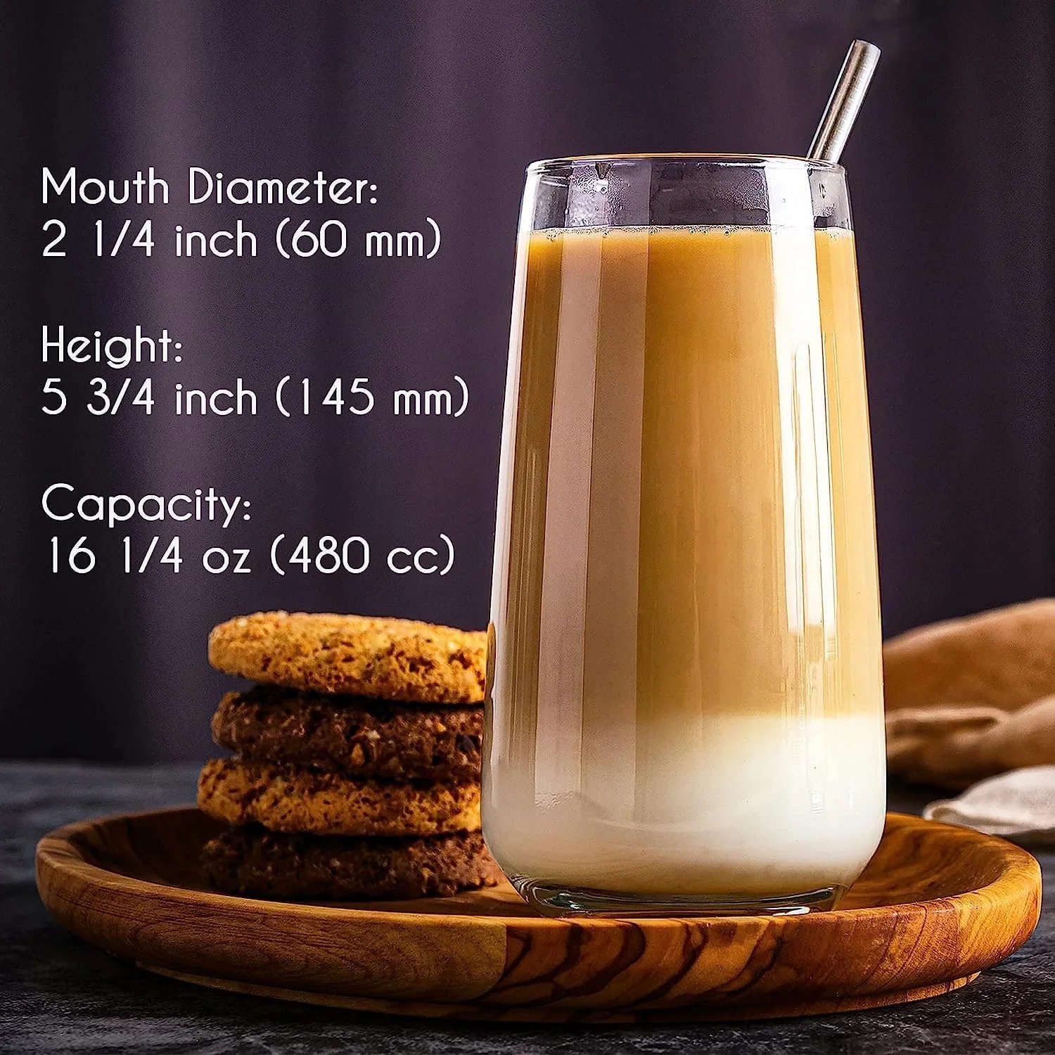 ست 6 عددی لیوان بلند آوچی آلگرا، لیوان آب، آبمیوه، نوشیدنی، کوکتل، نوشیدنی های ترکیبی، بدون سرب، لیوان نوشیدنی (لیوان آلگرا 470 میلی لیتر)