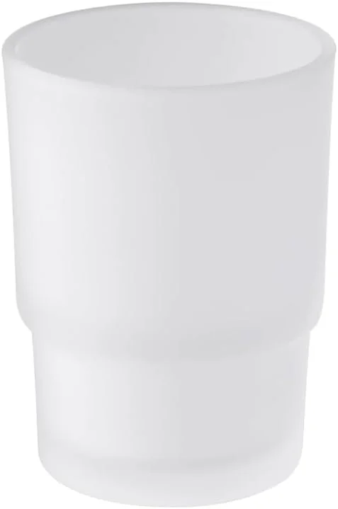 لیوان شیشه ای مات به سبک نوردیک - لیوان ضخیم و زیبا برای استفاده در حمام و روی میز