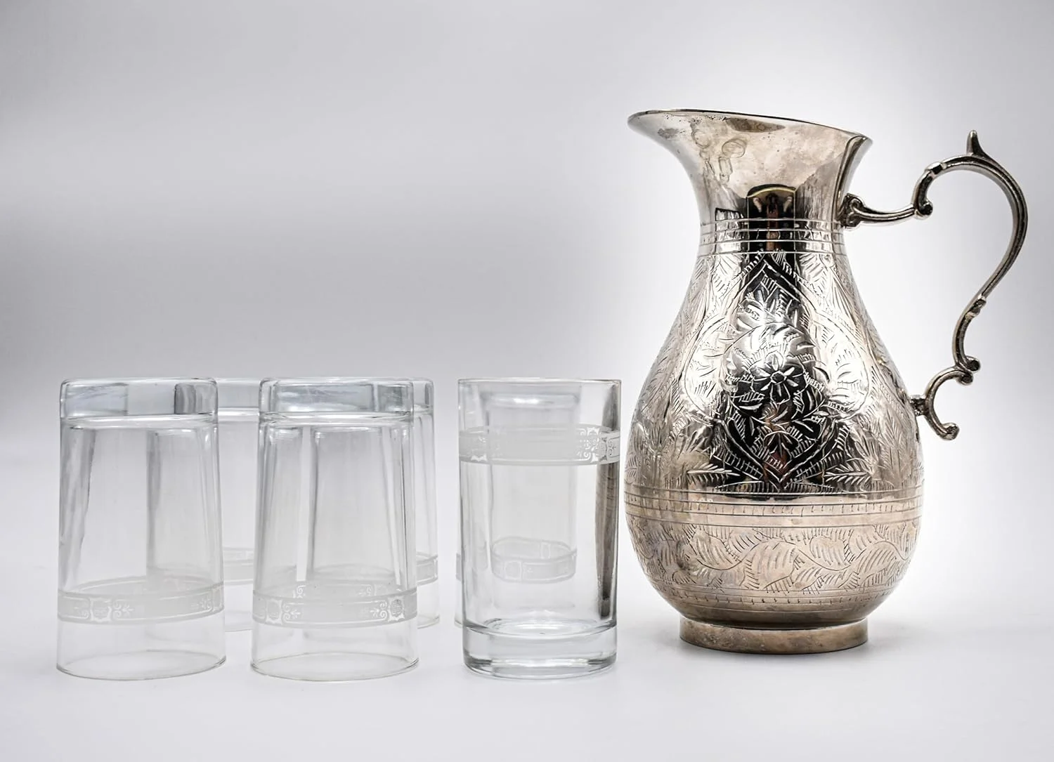 ست لیوان شیشه ای برای نوشیدنی - بسته 6 عددی لیوان شیشه ای ضخیم 250 میلی لیتری