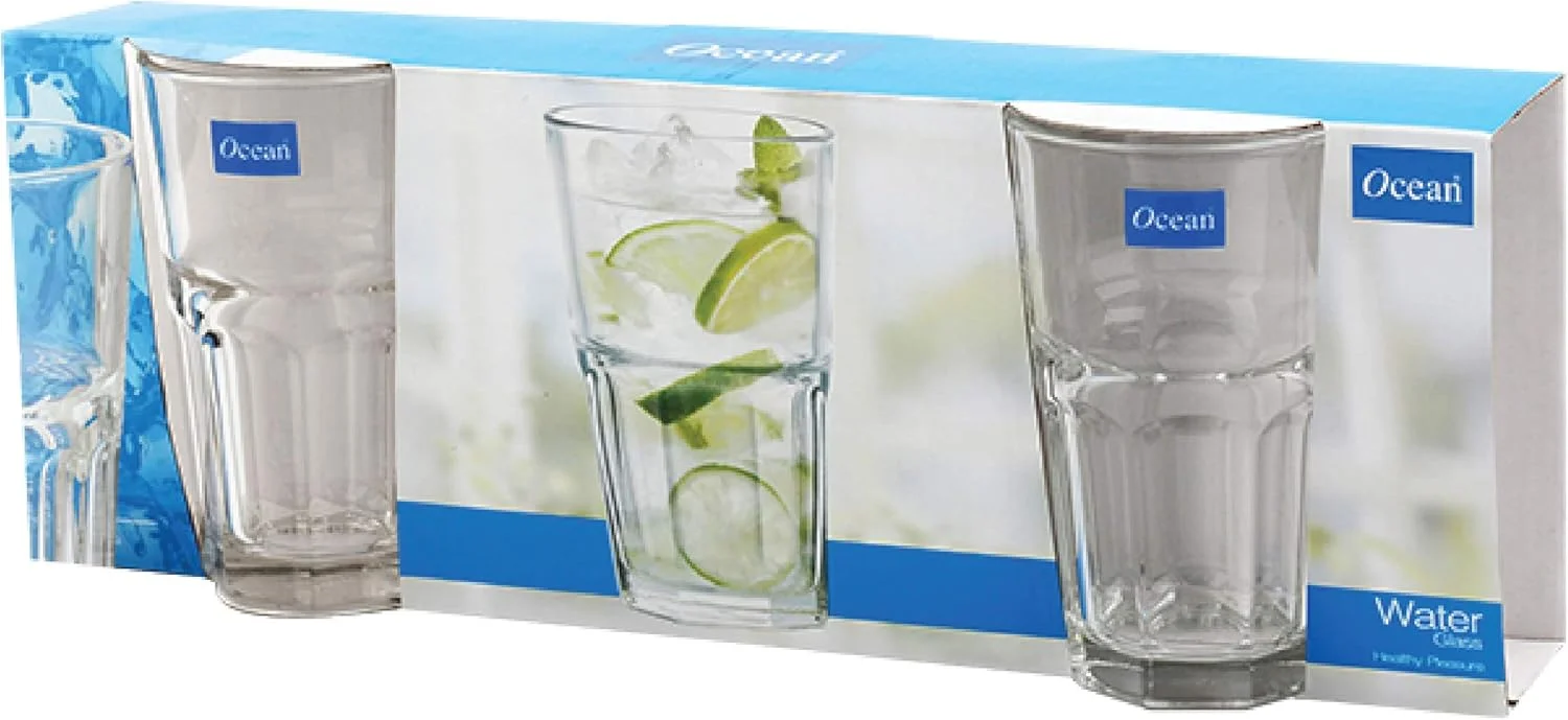 ست ۳ عددی لیوان بلند اوشن سنترا، شفاف، ۴۲۰ میلی لیتر، P0196203، لیوان بلند، لیوان کولینز، لیوان دلمونیکو، لیوان کوکتل، لیوان آب، لیوان آبمیوه