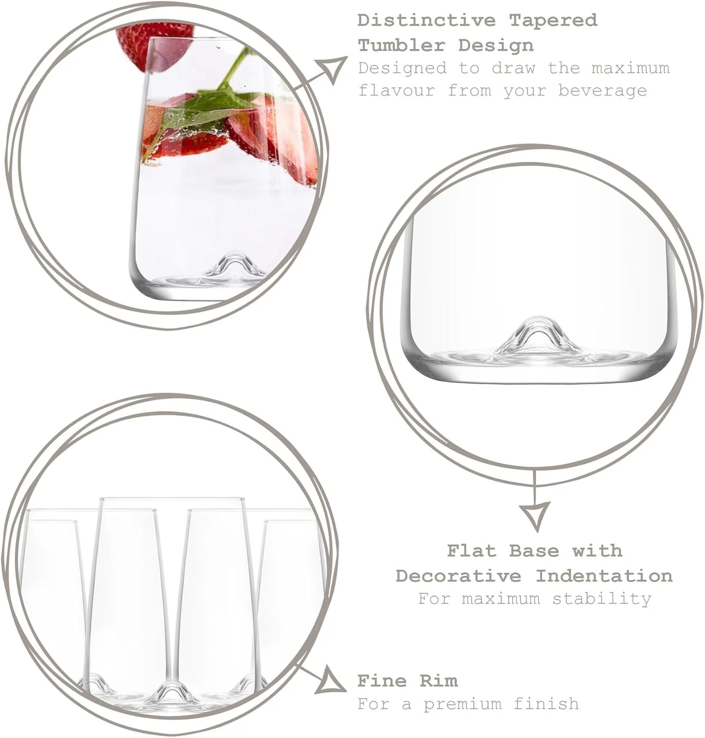 لیوان ترا لاو 475 سی سی - 3 عددی