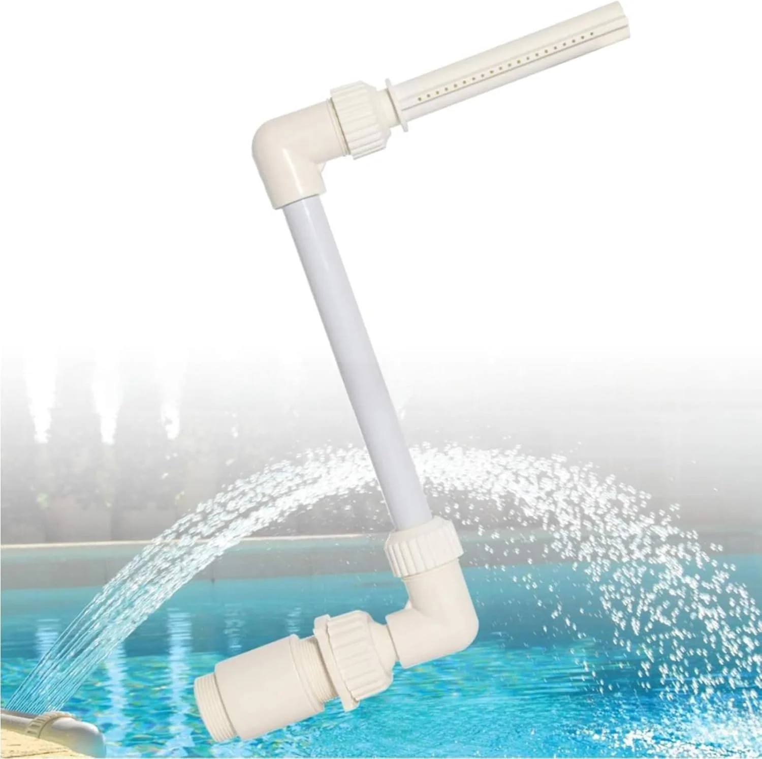 فواره آبشاری استخر، فواره آب پاش استخر، فواره آبشاری قابل تنظیم جهت، فواره استخر کوچک