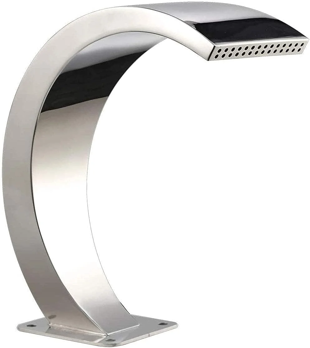 آبنمای آبشاری استخر، آبنمای استیل ضد زنگ، آبشار مناسب استخر، باغ، فضای باز