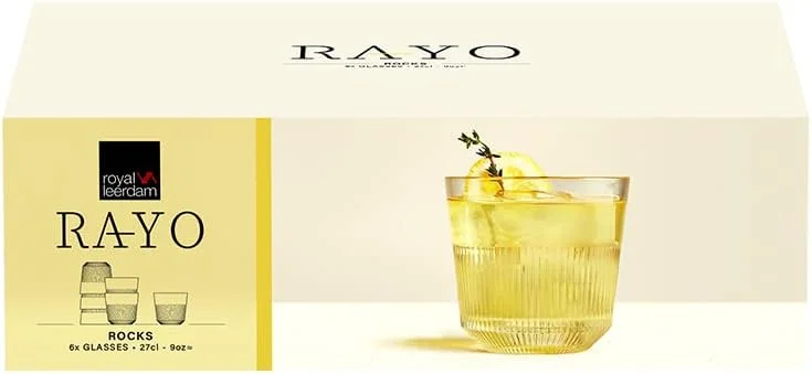 ست لیوان رویال لیردام سری Rayo، حجم 270 میلی لیتر، لیوان نوشیدنی، لیوان های بلند، ست 6 عددی لیوان کوکتل، ظروف شیشه ای رمانتیک، لیوان های برجسته برای آبمیوه، ویسکی، نوشیدنی های غیر الکلی، ست ظروف نوشیدنی ست لیوان رویال لیردام سری Rayo، حجم 270 میلی لیتر، لیوان نوشیدنی، لیوان های بلند، ست 6 عددی لیوان کوکتل، ظروف شیشه ای رمانتیک، لیوان های برجسته برای آبمیوه، ویسکی، نوشیدنی های غیر الکلی، ست ظروف نوشیدنی