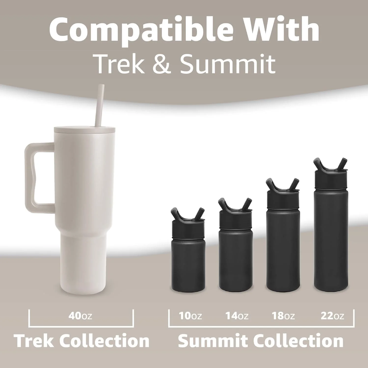 ماگ سفری استیل ضد زنگ Xspring با گنجایش 40 اونس، قمقمه آب قابل استفاده مجدد، مناسب برای جا لیوانی با دسته و درب نی دار، عایق خلاء ضد نشت برای آب گرم و سرد، 26x9.6x7.5 سانتی متر (سفید)