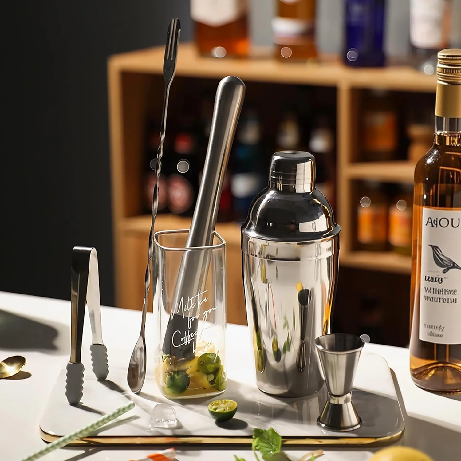 ست 4 عددی لیوان نوشیدنی مربع 385 میلی لیتری، لیوان های شیشه ای ظریف و بدون سرب برای آب، قهوه، آبمیوه، کوکتل، نوشیدنی های ترکیبی، آبجو و سایر نوشیدنی ها