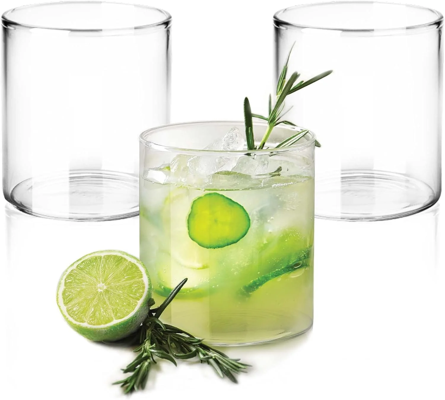 لیوان شیشه ای ترئو - ست 6 عددی، شفاف، 210 میلی لیتر