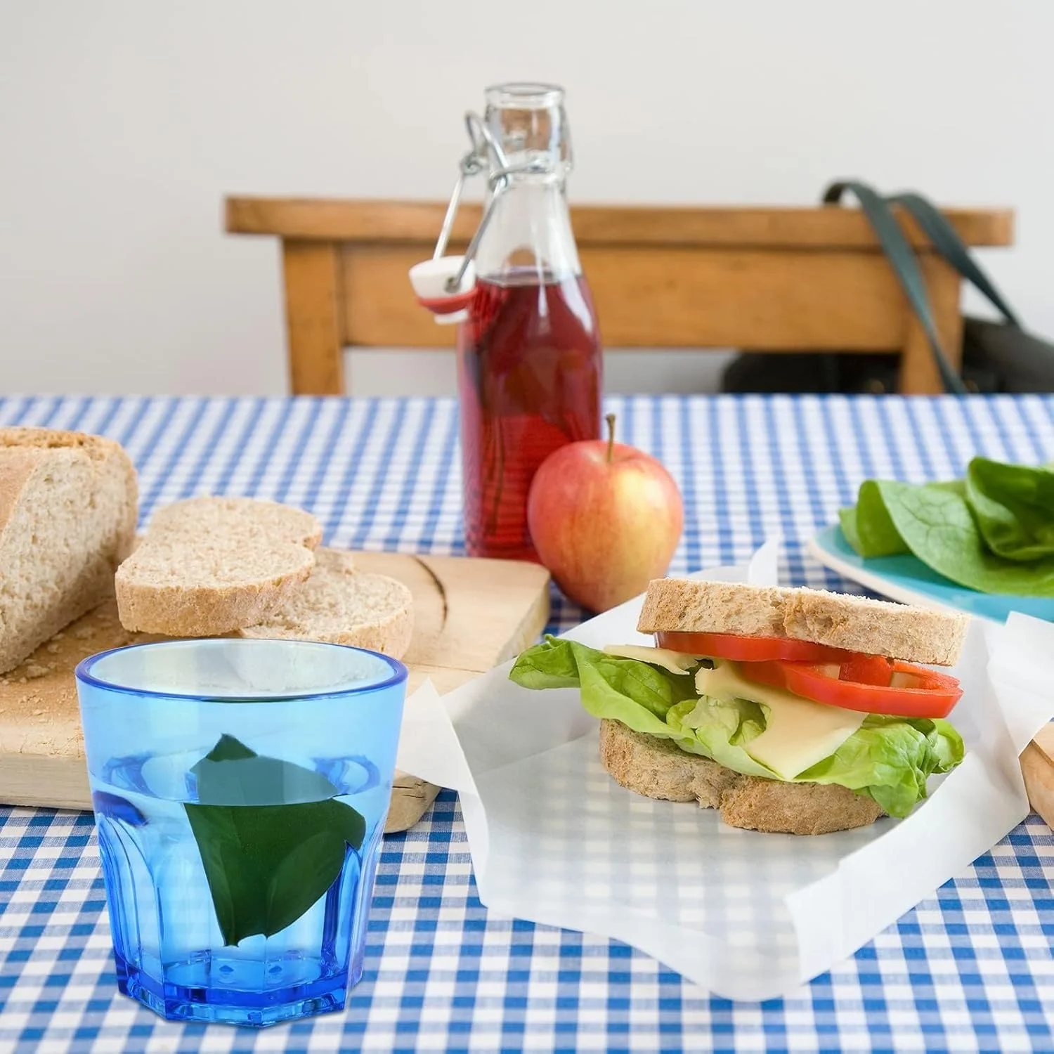 لیوان های نشکن 177 میلی لیتری TERRIFI - ست 6 عددی، ظروف نوشیدنی اکریلیک رنگی، لیوان های پلاستیکی قابل استفاده مجدد، لیوان های کوچک آب برای خانواده، کودکان، پیک نیک، مهمانی ها، آب میوه، بدون BPA، قابل شستشو در ماشین ظرفشویی