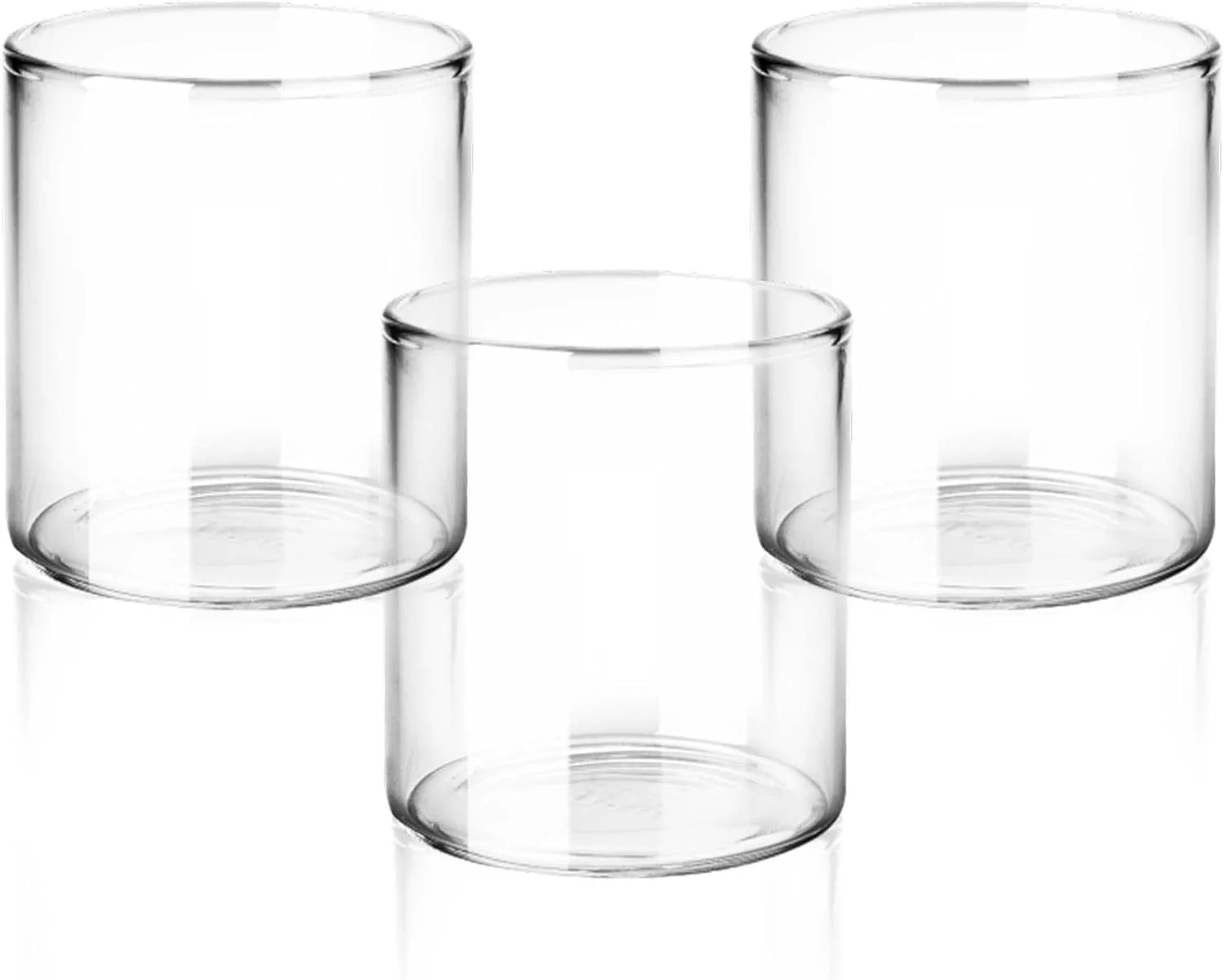 لیوان شیشه ای ترئو - ست 6 عددی، شفاف، 210 میلی لیتر