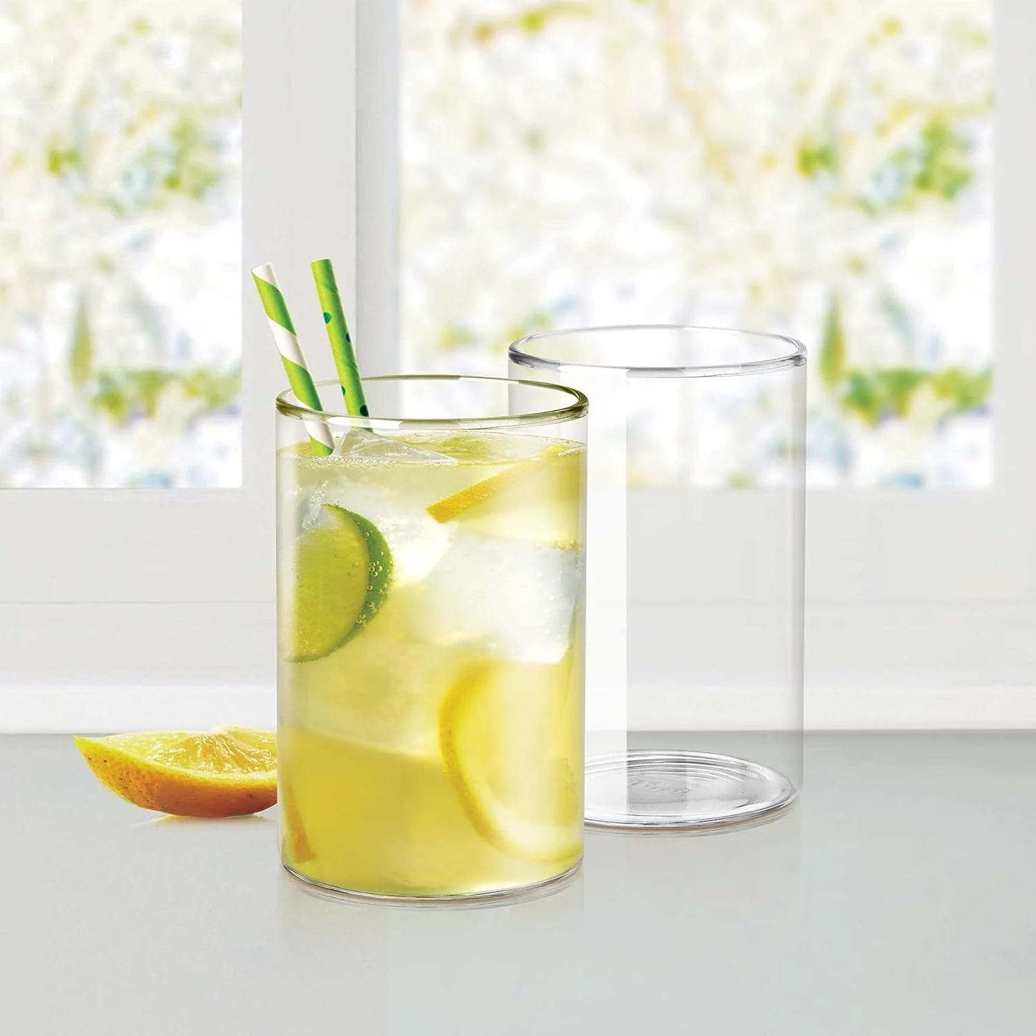 لیوان شیشه ای بروسیلیکات ترئو بای میلتون مدل Vector، ۳۰۰ میلی لیتر - بسته ۶ عددی