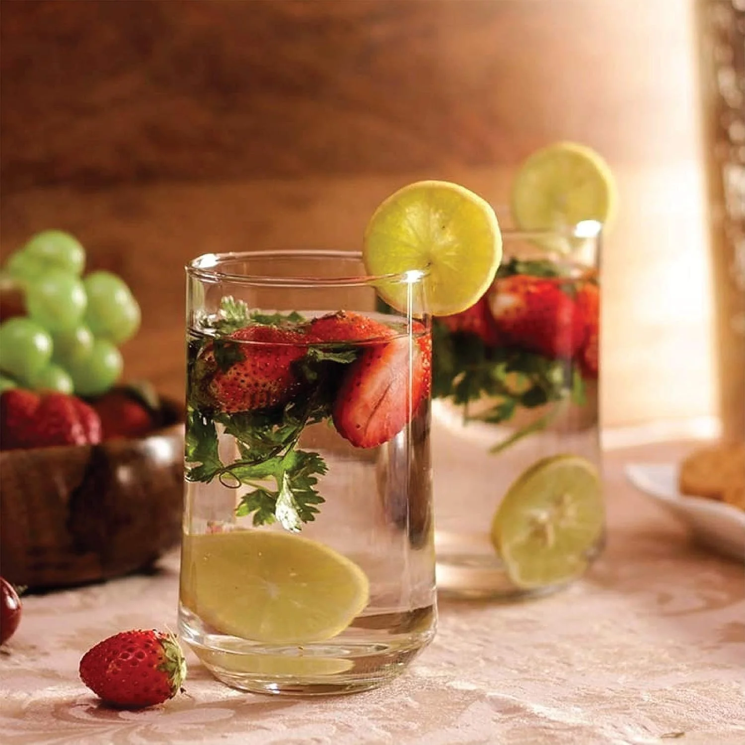 لیوان بلند اوشن پاتیو، لیوان و لیوان آب، ست 6 عددی، شفاف، 290 میلی لیتر، B1831006، لیوان موکتل، لیوان نوشیدنی، لیوان آب، لیوان آبمیوه