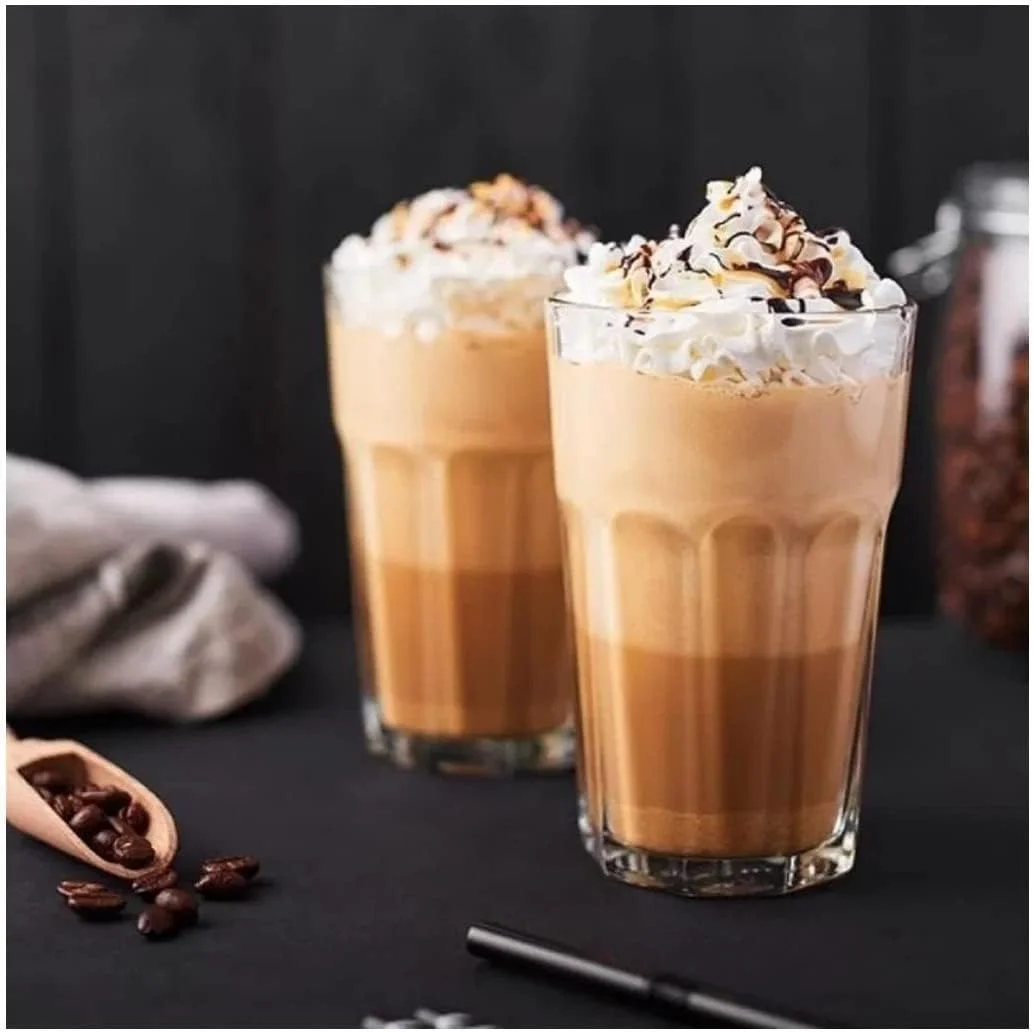 ست لیوان نوشیدنی 6 عددی - 360 میلی لیتر | لیوان بلند برای آبمیوه، لیوان آبجو، لیوان بلند | لیوان موکتل، لیوان بلند، نوشیدنی، لیوان آب، آبمیوه، قابل شستشو در ماشین ظرفشویی