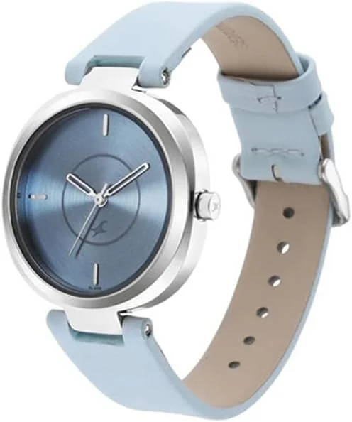 ساعت مچی عقربه ای زنانه فستراک با صفحه آبی مدل 6247SL02