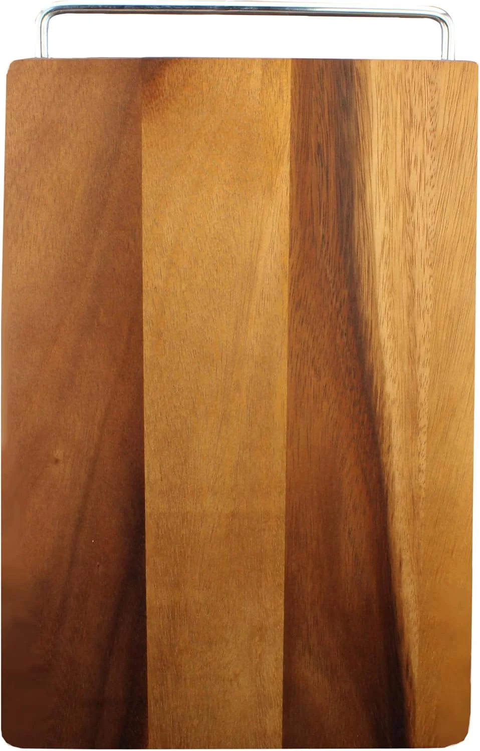 تخته برش چوبی آکاسیا - 33 در 20 سانتی متر - چوب با دسته استیل تخته برش چوبی آکاسیا - 33 در 20 سانتی متر - چوب با دسته استیل