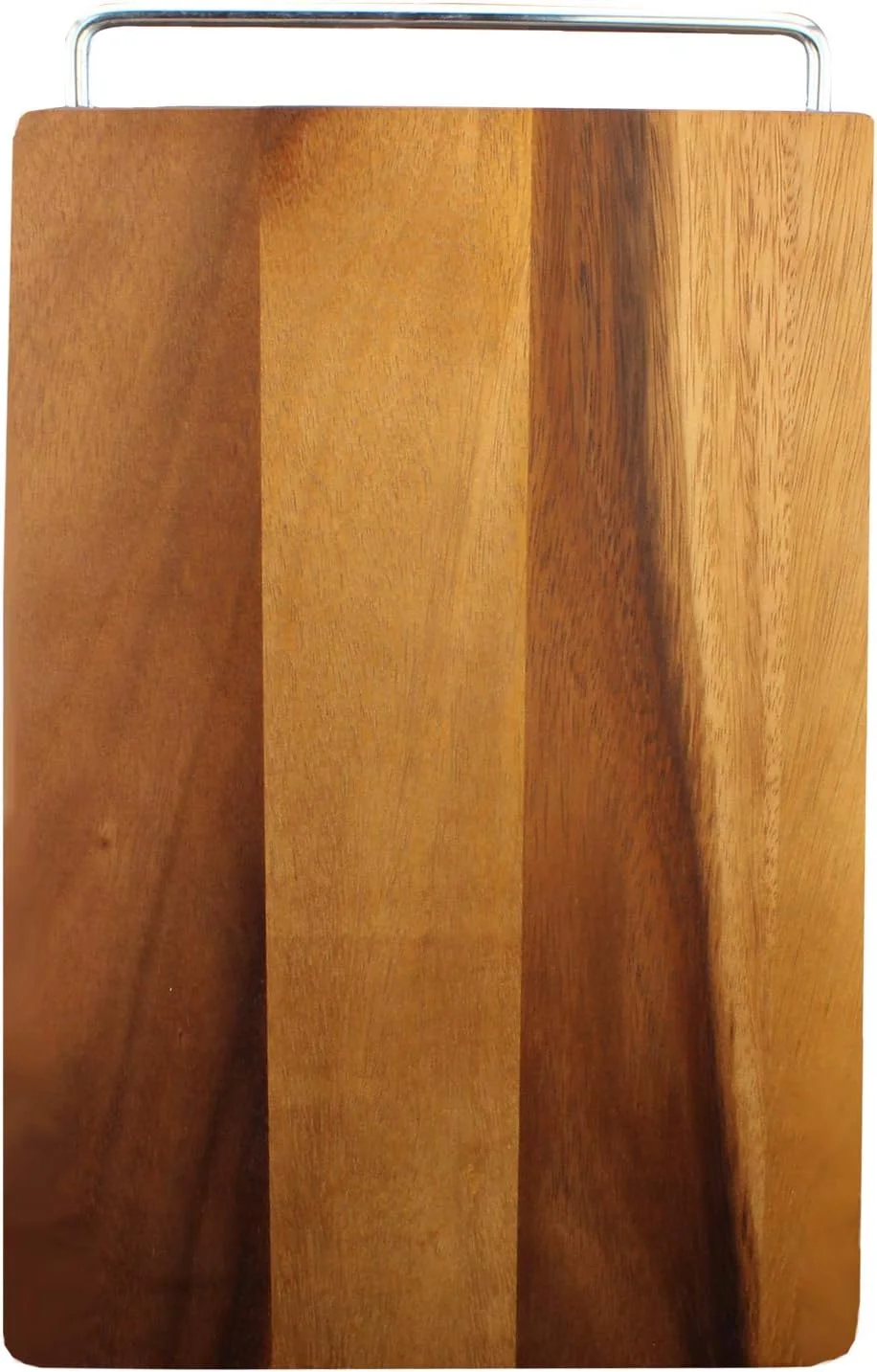 تخته برش چوبی آکاسیا - 33 در 20 سانتی متر - چوب با دسته استیل