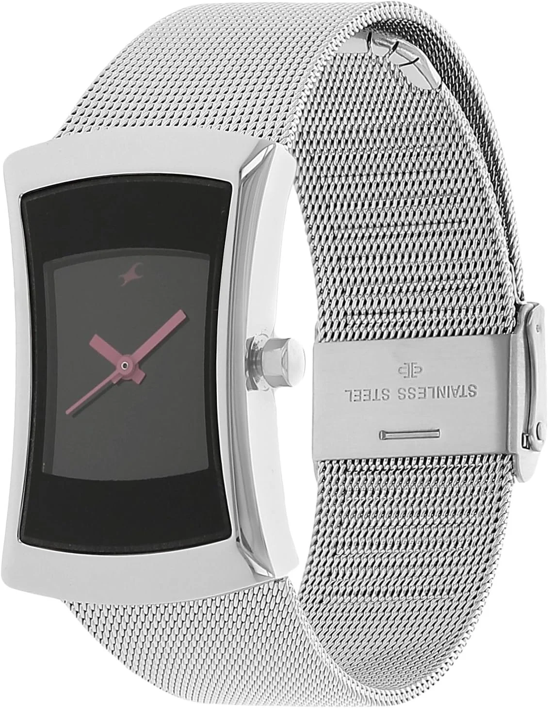 ساعت مچی عقربه‌ای زنانه فست‌تراک، صفحه کوارتز، بند چرمی/فلزی نقره‌ای