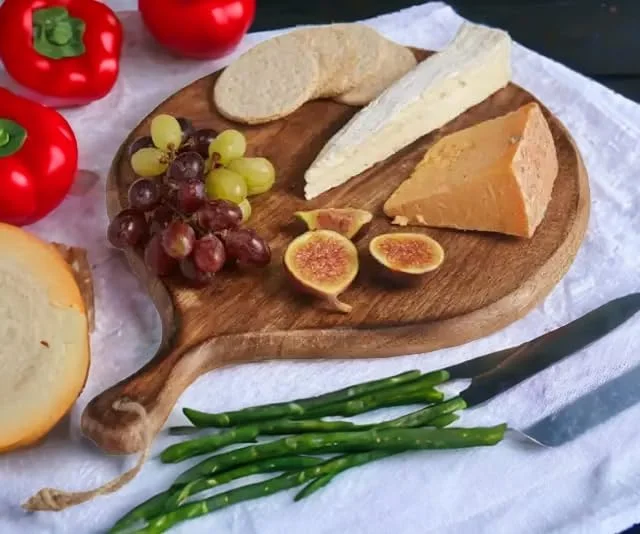 تخته برش چوبی آشپزخانه Ancient Shoppee™ | تخته برش چوبی برای مادر، هدیه همسر | تخته سرو چوبی | تخته پیتزا