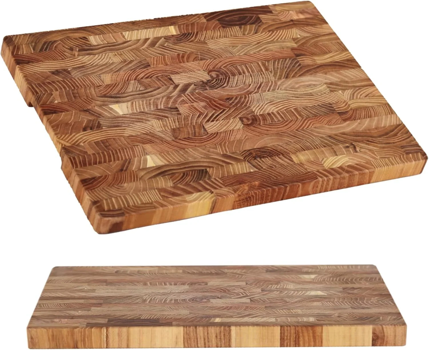 تخته برش چوبی ساج برای آشپزخانه، تخته برش با ابعاد 40 * 30 * 3 سانتی متر، تخته گوشت چوبی، تخته بزرگ قصابی با دستگیره های مخفی، دو طرفه، مناسب برای سینی مزه، سبزیجات تخته برش چوبی ساج برای آشپزخانه، تخته برش با ابعاد 40 * 30 * 3 سانتی متر، تخته گوشت چوبی، تخته بزرگ قصابی با دستگیره های مخفی، دو طرفه، مناسب برای سینی مزه، سبزیجات