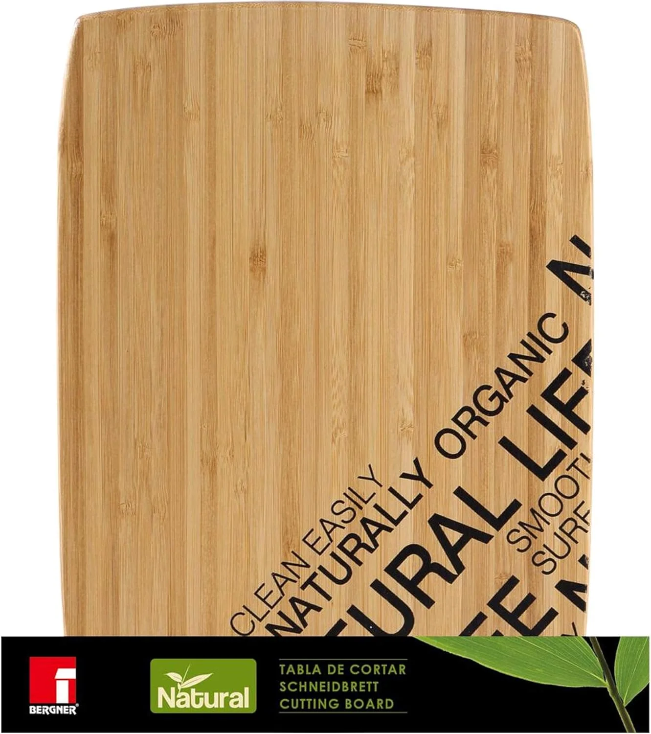 تخته برش مستطیلی چوبی برگنر مدل نچرال، 30x22 سانتی متر، BG4920