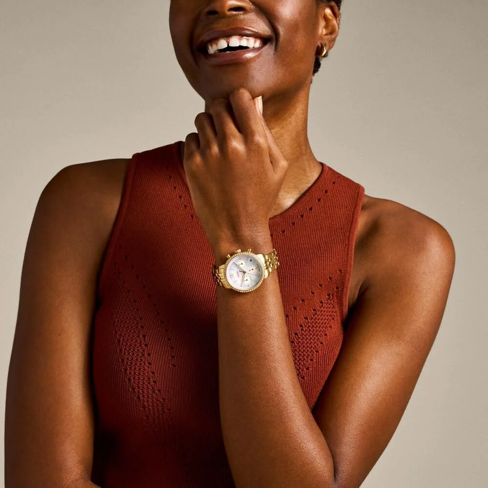 ساعت مچی عقربه ای زنانه فسیل مدل ES5358 با بند استیل