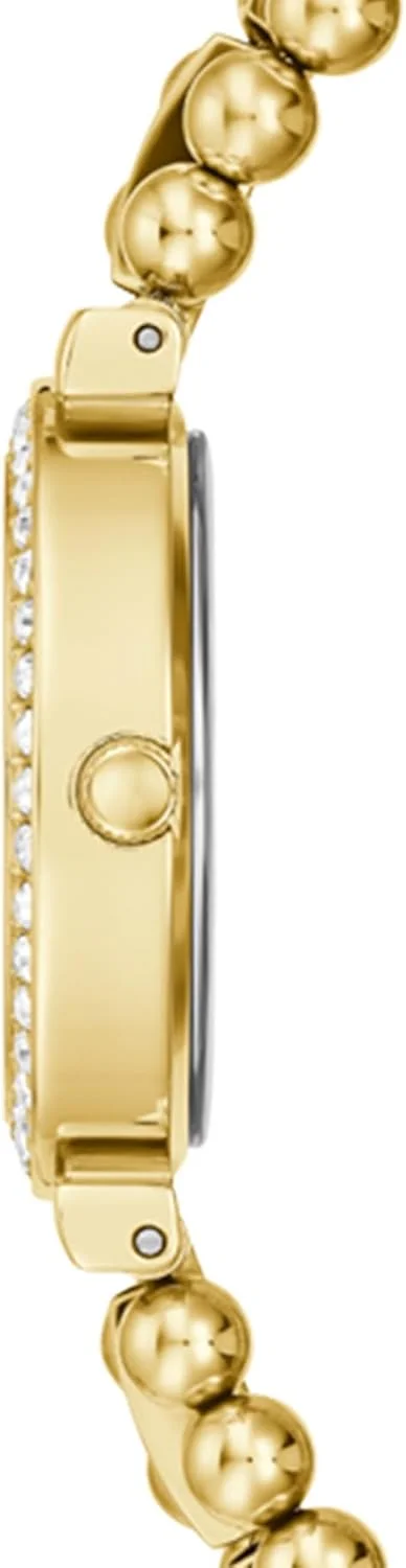 ساعت مچی زنانه گس مدل آنالوگ با نگین های بدلی، طلایی رنگ ساعت مچی زنانه گس مدل آنالوگ با نگین های بدلی، طلایی رنگ