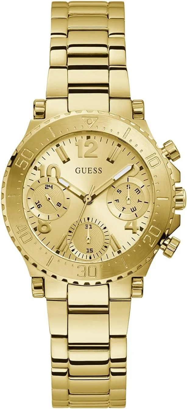 ساعت زنانه گس با قطر 36 میلیمتر - بند طلایی، صفحه شامپاین، قاب طلایی ساعت زنانه گس با قطر 36 میلیمتر - بند طلایی، صفحه شامپاین، قاب طلایی