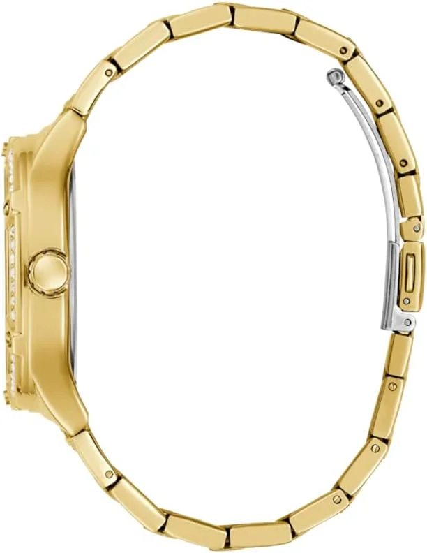 ساعت زنانه گس با قطر 40 میلی‌متر - بند نقره‌ای، صفحه نقره‌ای، بدنه نقره‌ای