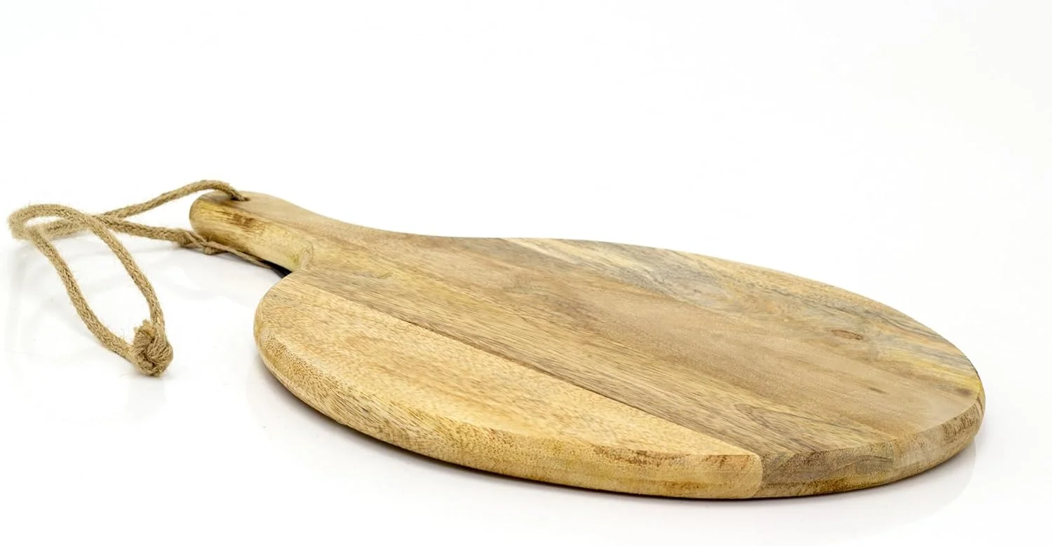 تخته برش گرد چوبی از چوب اقاقیای روستیک | تخته سرو چوبی | تخته پیتزا برای ارائه غذا تخته برش گرد چوبی از چوب اقاقیای روستیک | تخته سرو چوبی | تخته پیتزا برای ارائه غذا