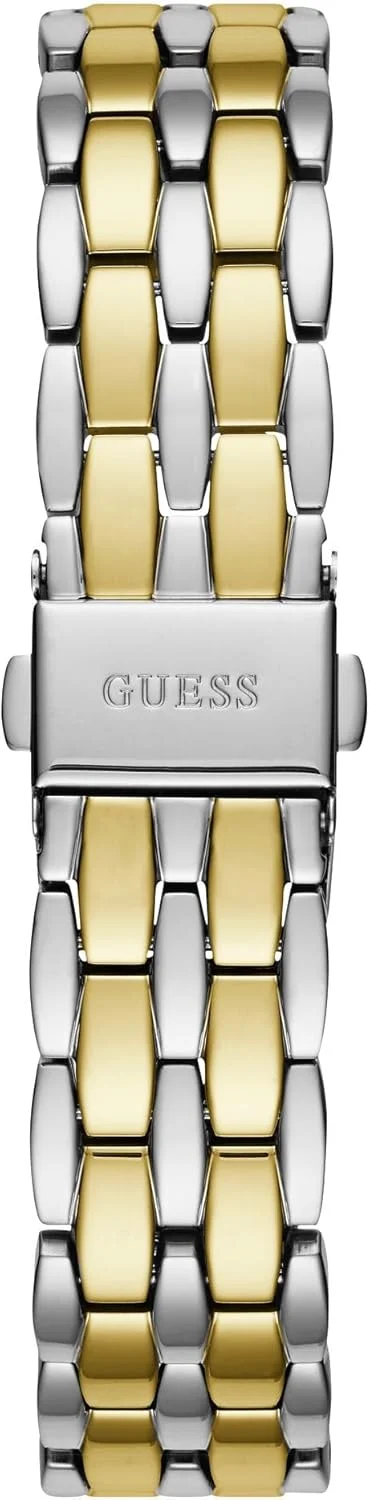 ساعت زنانه گس مدل 34 میلی متری - دستبند دو رنگ صفحه سبز بدنه دو رنگ