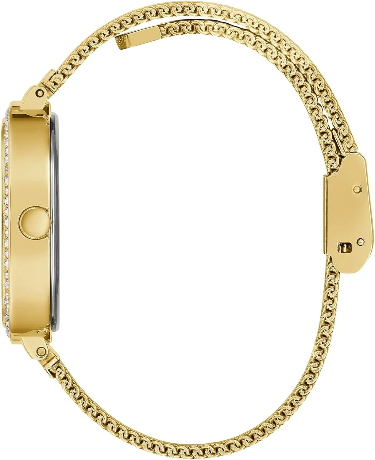 ساعت مچی کوارتز زنانه گس با بند استیل ضد زنگ، نقره ای، مدل: GW0354L1، نقره ای