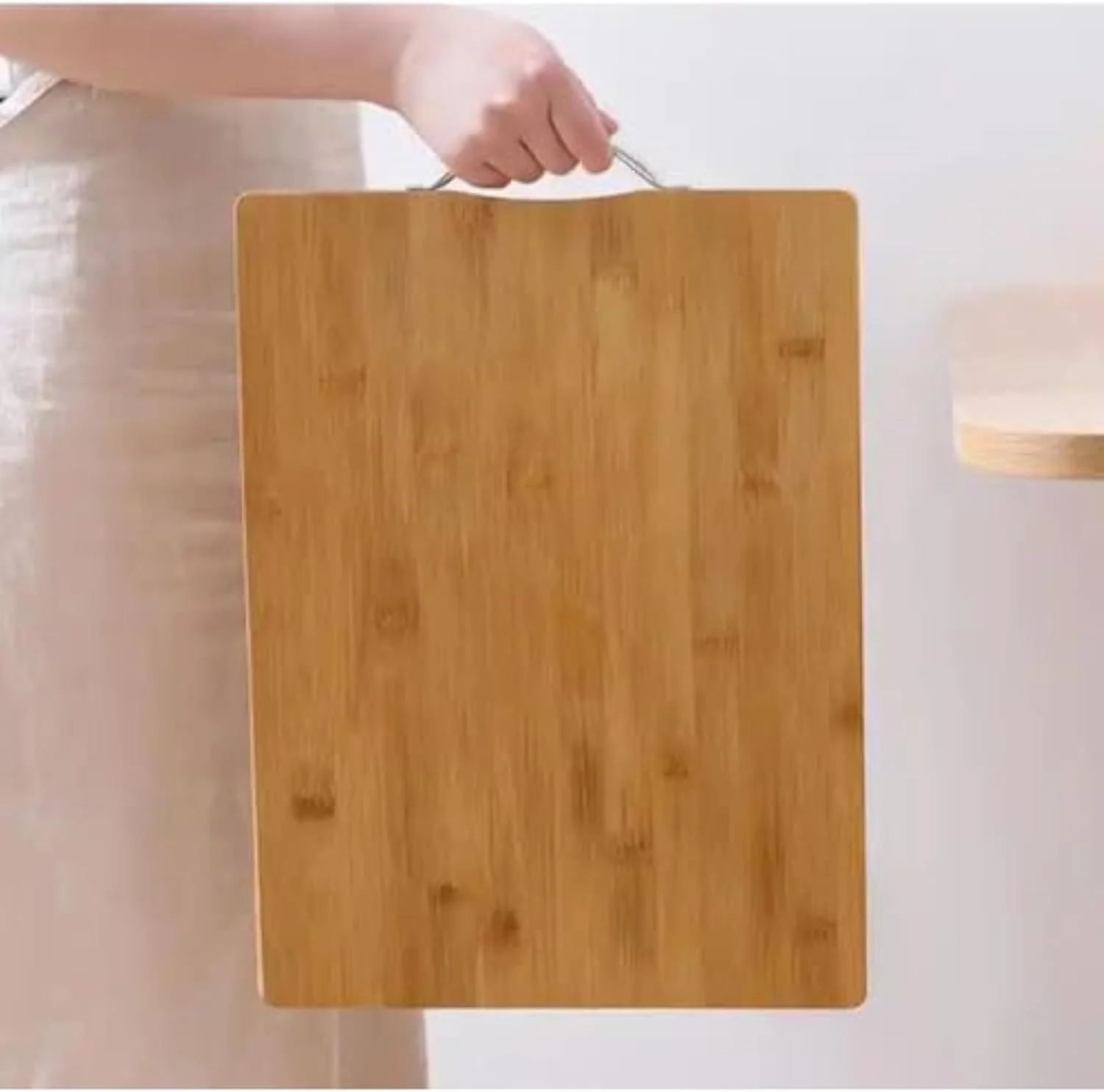 تخته برش بامبو کول بیبی برای آشپزخانه، تخته خردکن چوبی بزرگ برای آشپزخانه، تخته برش با دسته - تخته برش چوبی سخت برای ساحل (40cm X 30 cm) تخته برش بامبو کول بیبی برای آشپزخانه، تخته خردکن چوبی بزرگ برای آشپزخانه، تخته برش با دسته - تخته برش چوبی سخت برای ساحل (40cm X 30 cm)