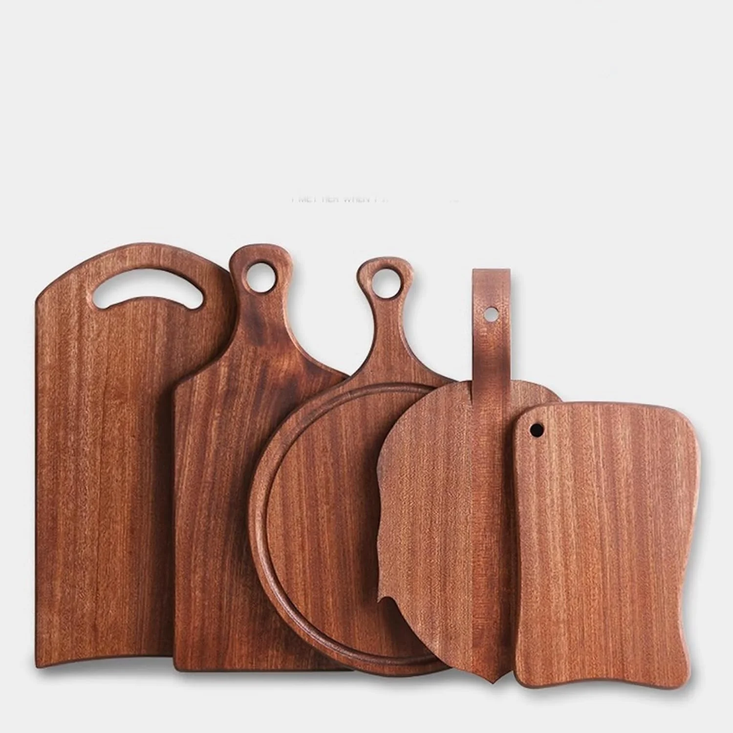 تخته برش چوبی ابنوس و تخته پنیر برای نان، تخته خردکن، گوشت، میوه ها و سوسیس - تخته سرو چوبی تزئینی برای آشپزخانه