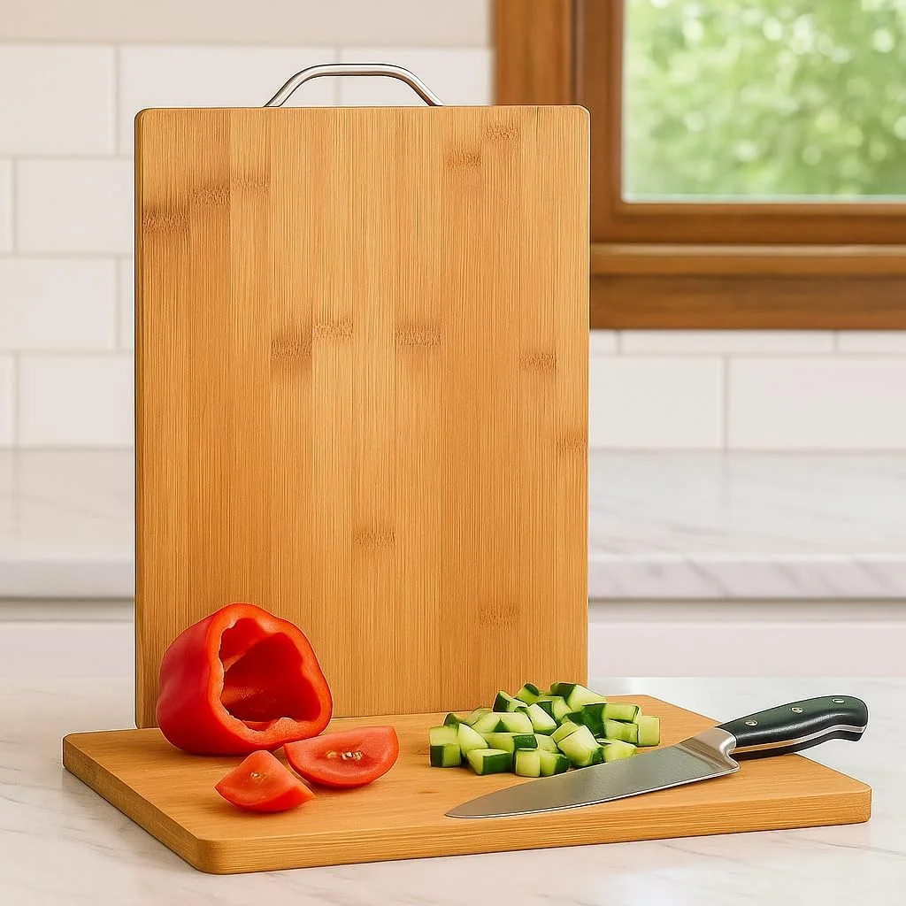 تخته برش بزرگ چوبی فیتو، سطح بادوام برای خرد کردن مواد غذایی در آشپزخانه