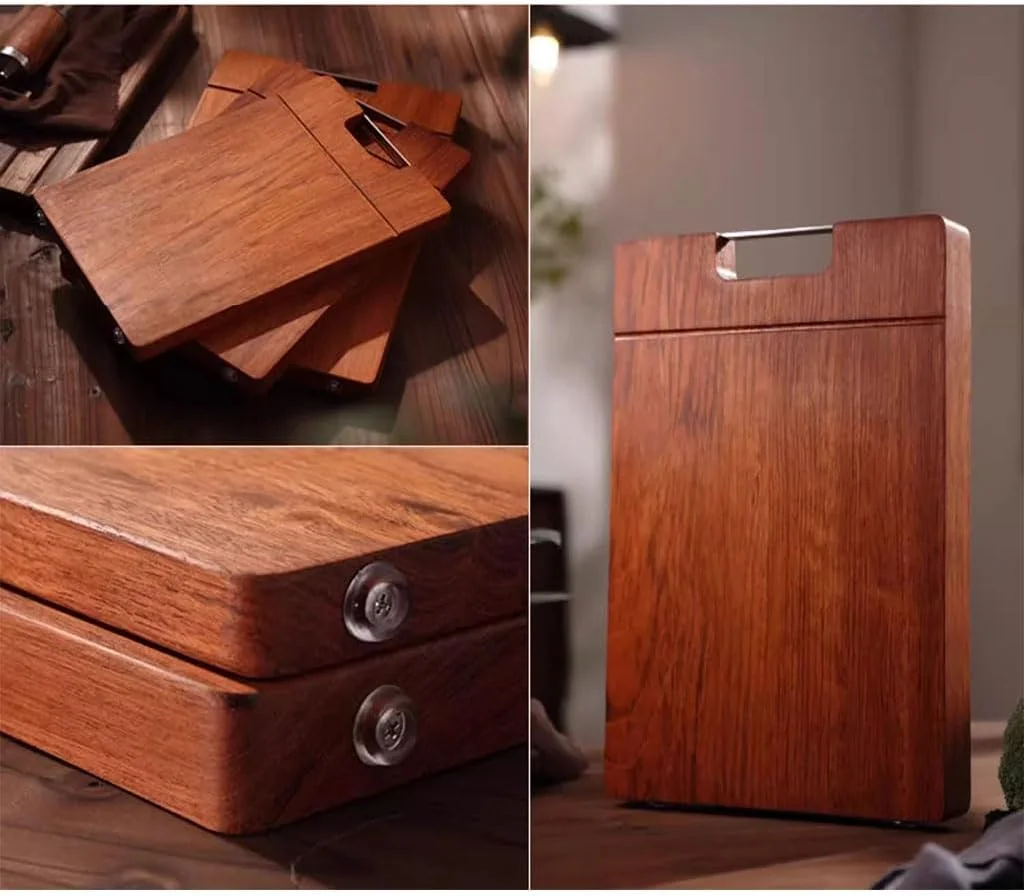 تخته برش چوبی برای آشپزخانه، تخته سرو کوچک، تخته سرو چوبی بزرگ با شیار عمیق آبمیوه، برای پیش غذا، و آماده سازی آشپزخانه (45 سانتی متر)