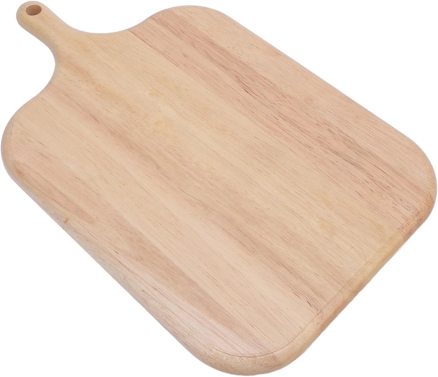تخته برش چوبی دسته دار مناسب گوشت، پنیر، نان، سبزیجات، میوه ها، تخته سرو چوبی تزئینی آشپزخانه (S)