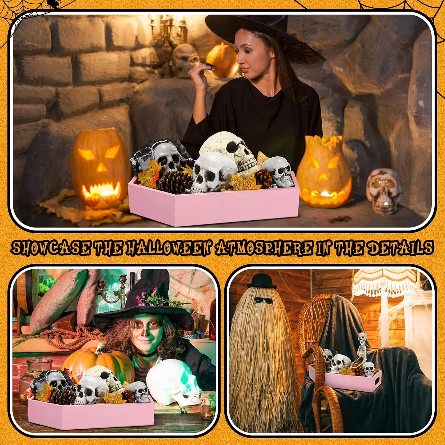 سینی تابوتی چوبی لینوئوسن، مناسب هالووین، سایز 36 سانتیمتر، مناسب سرو و دکوراسیون میز (صورتی) سینی تابوتی چوبی لینوئوسن، مناسب هالووین، سایز 36 سانتیمتر، مناسب سرو و دکوراسیون میز (صورتی)