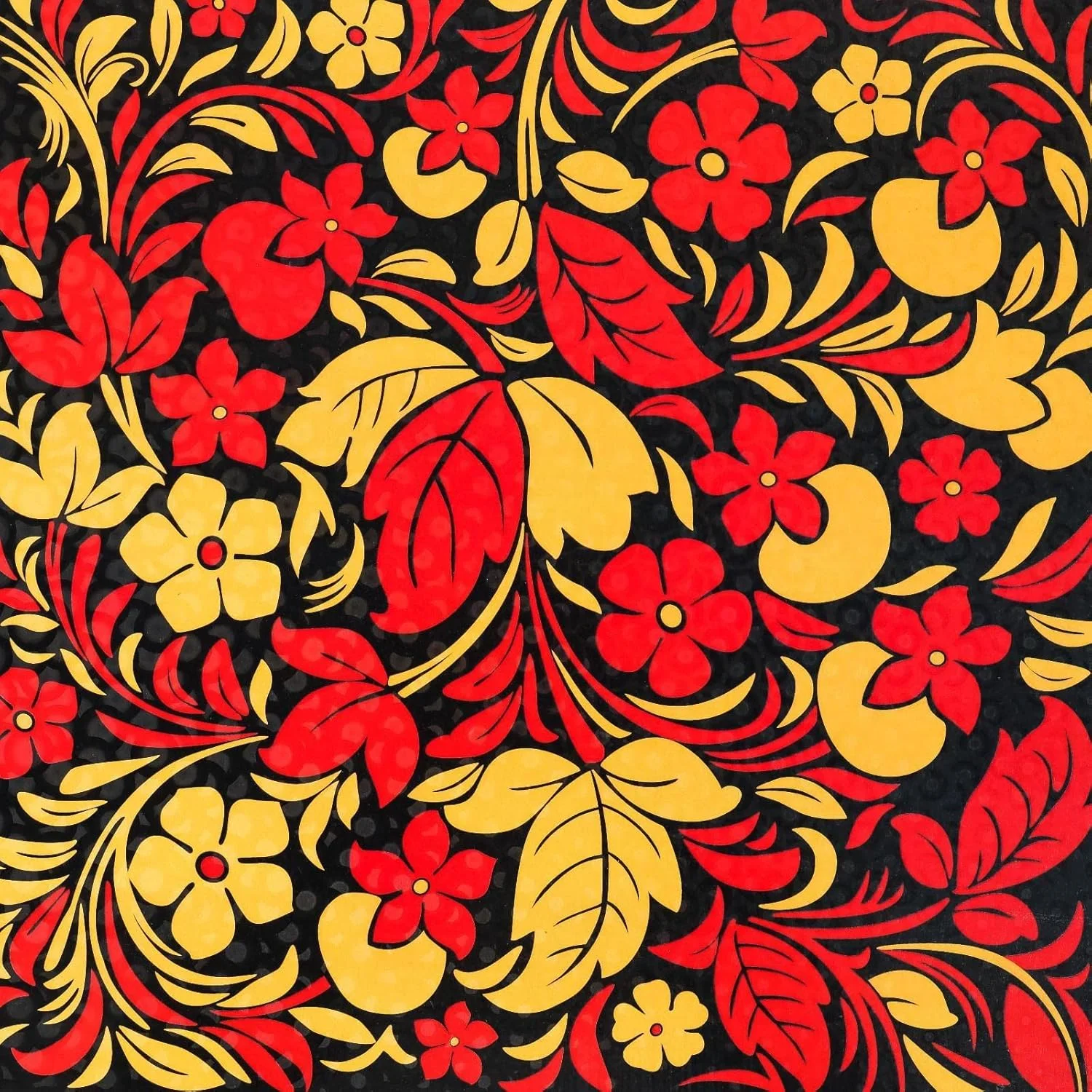 ست تخته برش چوبی و سینی سرو روسی خوخلوما - 2 تکه، لوازم جانبی آشپزخانه چند رنگ با نقاشی دستی - Равазделочная доска с русской хохломой, Хохлома роспись