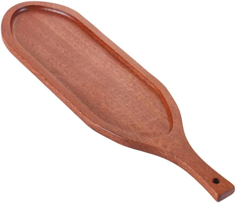 تخته برش مستطیلی چوبی خلاقانه، سینی سرو پیتزا/فوکاچیا/پنیر/آنتی پاستی/نان/سایر محصولات پخته شده، کوچک برای دوستان، کوچک - 41cm*11 Cm*2cm