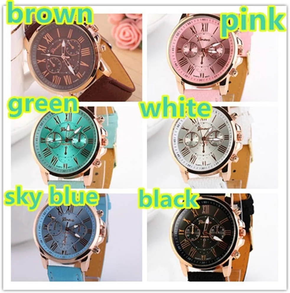 ساعت مچی کوارتز شیک زنانه HELEMIY با بند PU، مناسب بانوان و طراحی ظریف ساعت مچی کوارتز شیک زنانه HELEMIY با بند PU، مناسب بانوان و طراحی ظریف