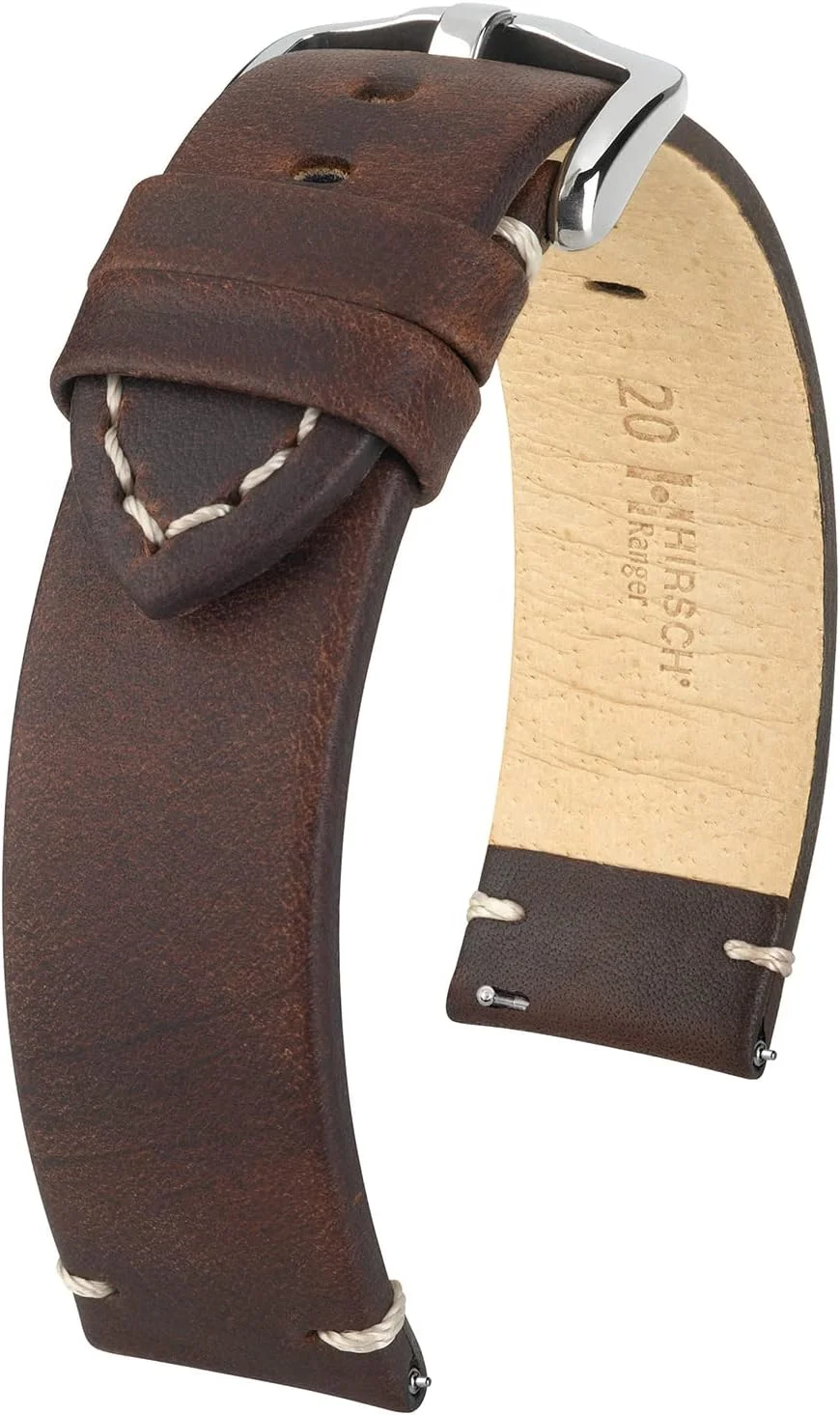 بند ساعت HIRSCH Ranger - چرم گوساله اصل - کلاسیک/شیک - برای خانم ها و آقایان بند ساعت HIRSCH Ranger - چرم گوساله اصل - کلاسیک/شیک - برای خانم ها و آقایان