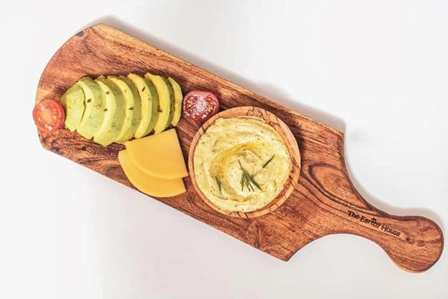 دیس پیش غذای بلند | دیس سرو چوبی | تخته پنیر | سینی چوبی | دیس گوشت | دیس تنقلات (40 در 13 سانتی متر)