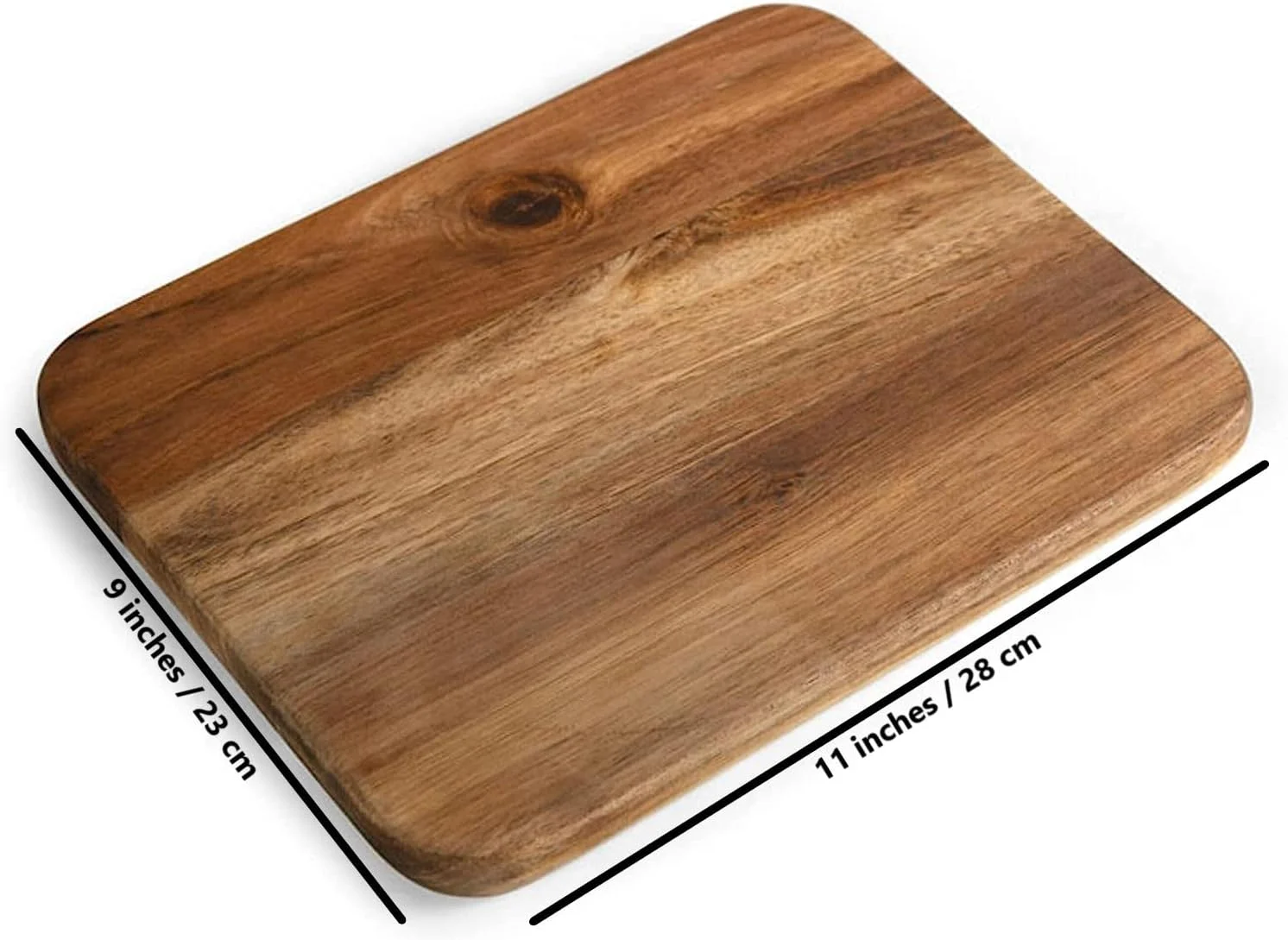 بشقاب سرو چوبی Earthy House | سینی سرو | تخته پنیر | سینی چوبی | سینی گوشت | تخته برش - (28 X 23 سانتی متر)