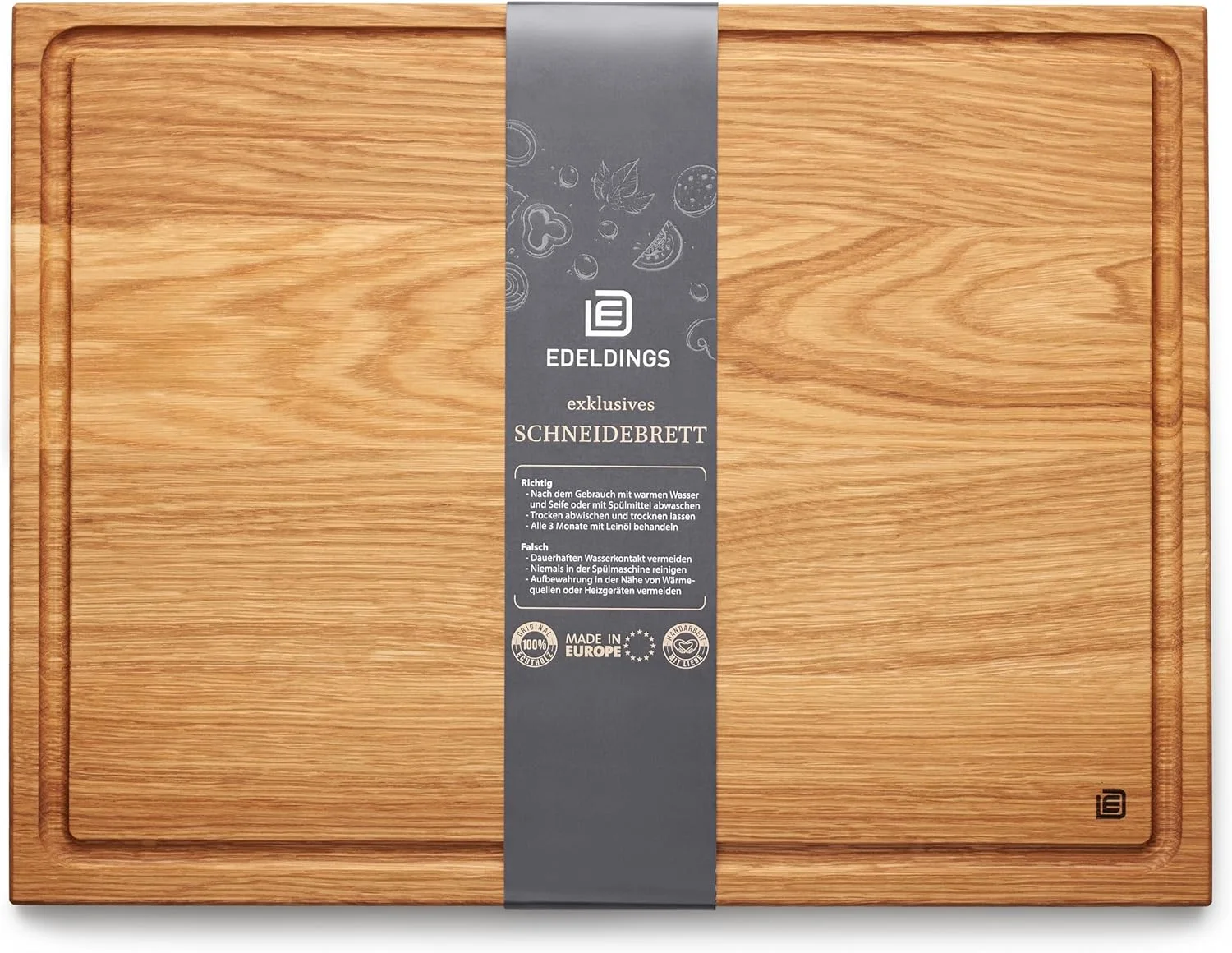 تخته گوشت بزرگ چوبی Edeldings XXL ساخته شده از چوب بلوط با شیار آبمیوه، بزرگ 40 در 30 سانتی متر، تخته آشپزخانه ضد باکتری از اروپا، تخته سرو، تخته صبحانه، تخته چوبی ساخته شده از چوب یکپارچه تخته گوشت بزرگ چوبی Edeldings XXL ساخته شده از چوب بلوط با شیار آبمیوه، بزرگ 40 در 30 سانتی متر، تخته آشپزخانه ضد باکتری از اروپا، تخته سرو، تخته صبحانه، تخته چوبی ساخته شده از چوب یکپارچه