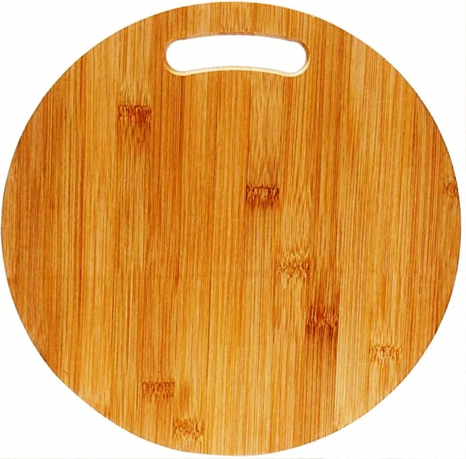 تخته برش بامبو گرد، تخته خردکن آشپزخانه، مناسب برای استفاده روزمره در خانه، بامبو طبیعی | 34 x 34 سانتی متر | تخته برش بامبو گرد، تخته خردکن آشپزخانه، مناسب برای استفاده روزمره در خانه، بامبو طبیعی | 34 x 34 سانتی متر |