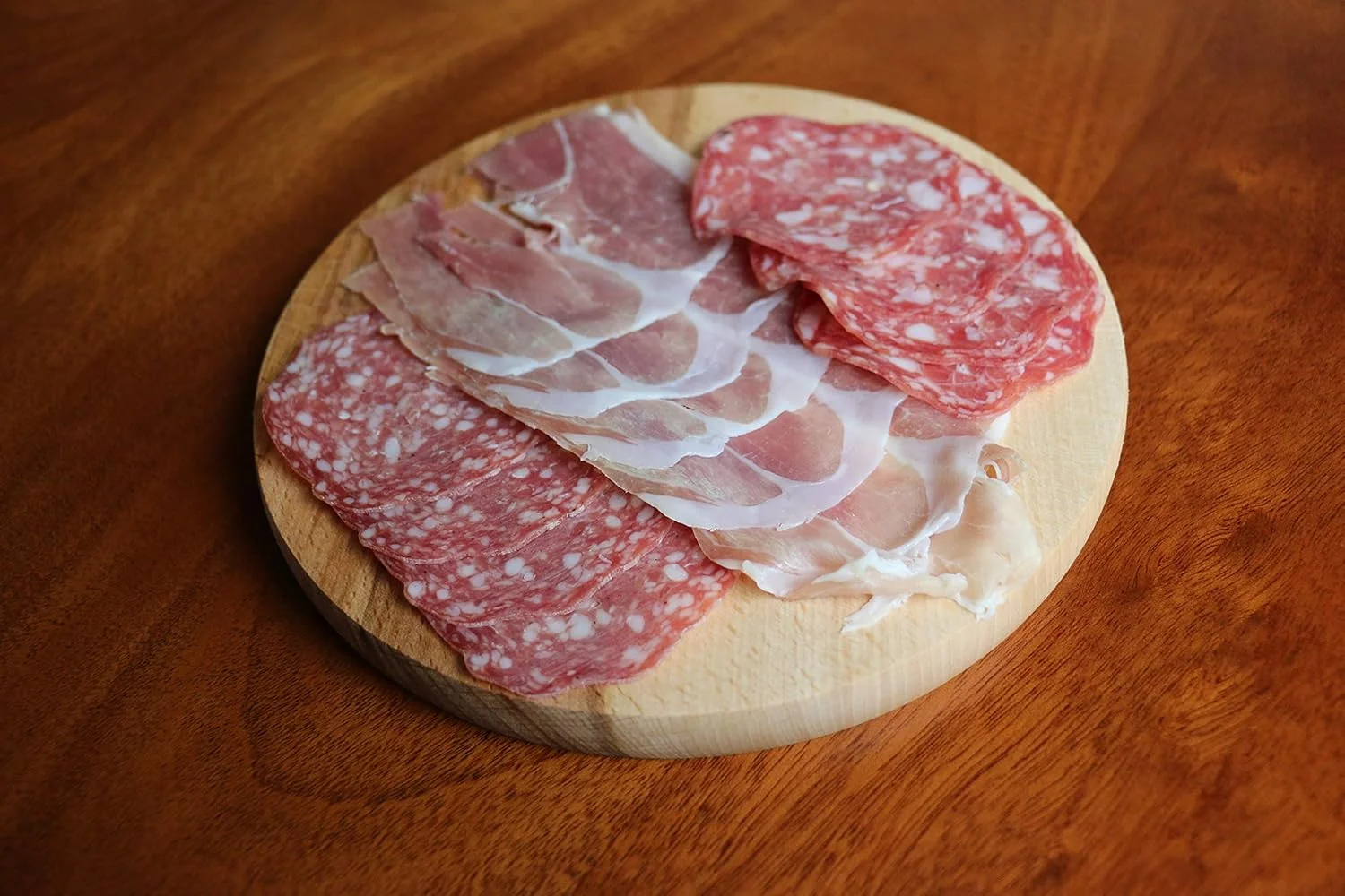 تخته برش گرد چوبی efo - پد چوبی - تخته سرو گرد - تخته خردکن کوچک چوبی 8 اینچ (20 سانتی متر)