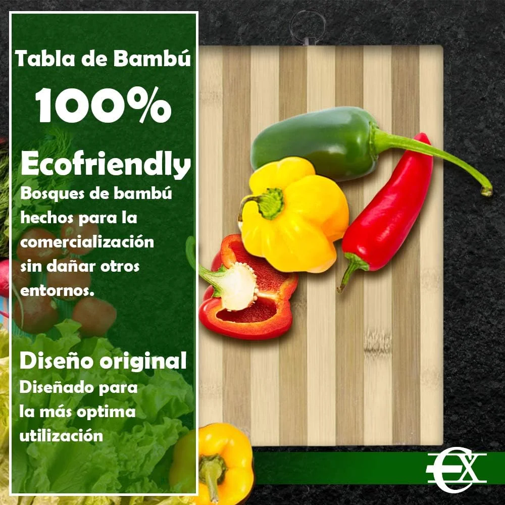 تخته برش یوروکزنتی | تخته برش چوبی بامبو | تخته آشپزخانه چوبی | تخته چوبی برای آماده سازی و سرو غذا | تخته آشپزی از جنگلداری پایدار | تخته برش بامبو