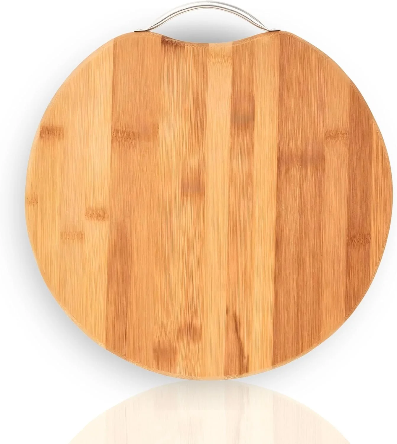 تخته برش چوبی گرد FEELINGS - تخته خردکن بادوام آشپزخانه برای آماده سازی و سرو غذا (34 سانتی متر) تخته برش چوبی گرد FEELINGS - تخته خردکن بادوام آشپزخانه برای آماده سازی و سرو غذا (34 سانتی متر)